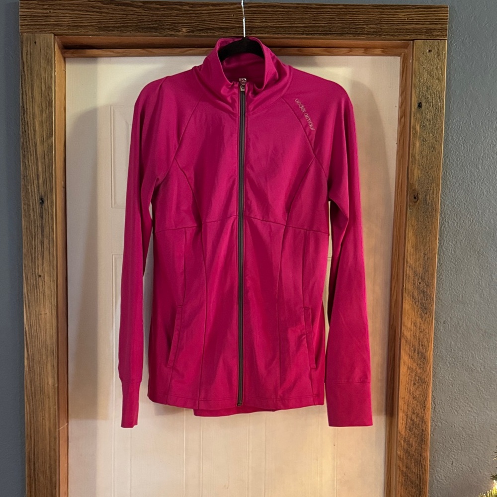 Under Armour Fuchsia Full-Zip Jacket